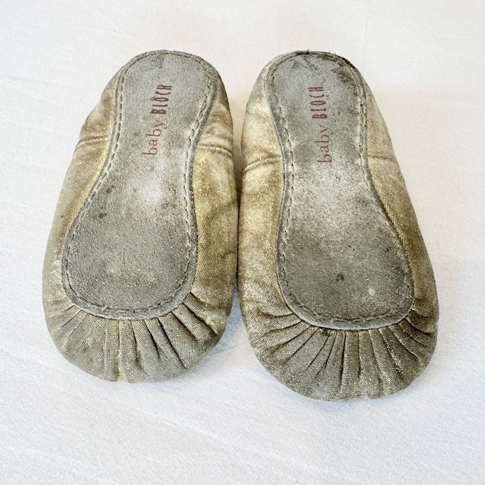 Baby Blotch Raphaela Golden Ruffle Ballet Slippers - Picture 6 of 12